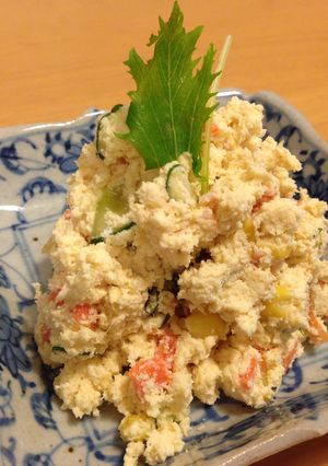 A picture of Okara Salad.