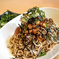 A picture of Teriyaki Chicken Soba (Buckwheat Noodles).