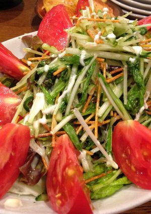 A picture of Crispy Green Salad.
