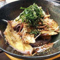 Ponzu & Ume Sauce with Eggplants A picture of Ponzu & Ume Sauce with Eggplants.