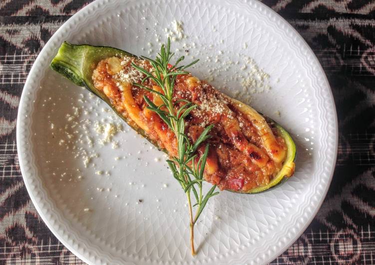 Recipe of Award-winning Grilled Zucchini with Miso Cheese