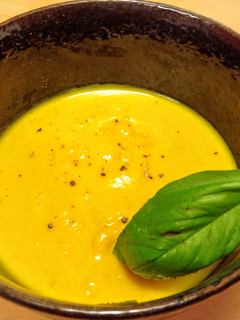 A picture of Pumpkin Soup.