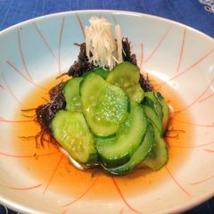A picture of Mozuku Seaweed Vinegar.