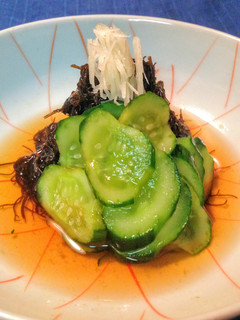A picture of Mozuku Seaweed Vinegar.
