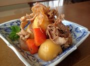 A picture of braised pork and potatoes