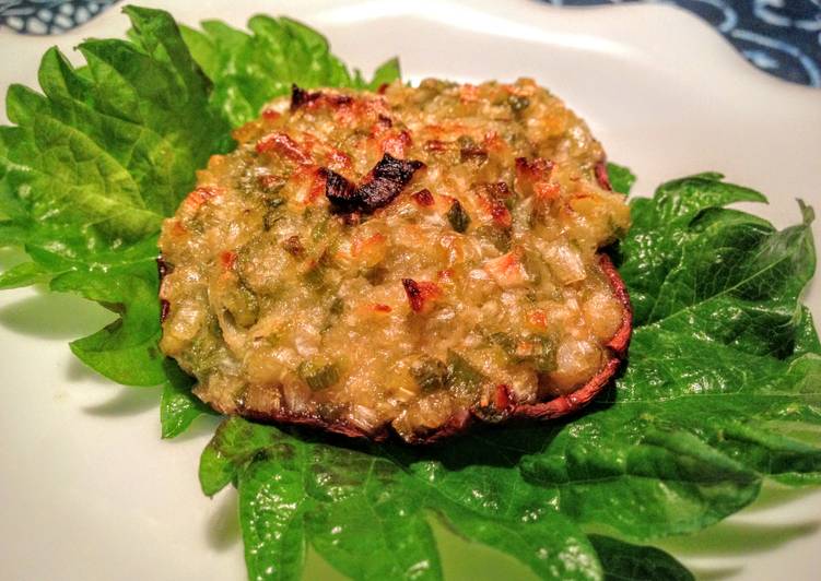 Simple Way to Make Quick Grilled Shiitake Mushroom with Japanese Sauce