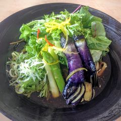 A picture of Yuzu Pepper Style Udon with Herbs & Greens.