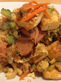 A picture of Stir-fried Goya (Goya Chanpuru).