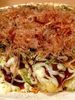 A picture of Okonomiyaki.