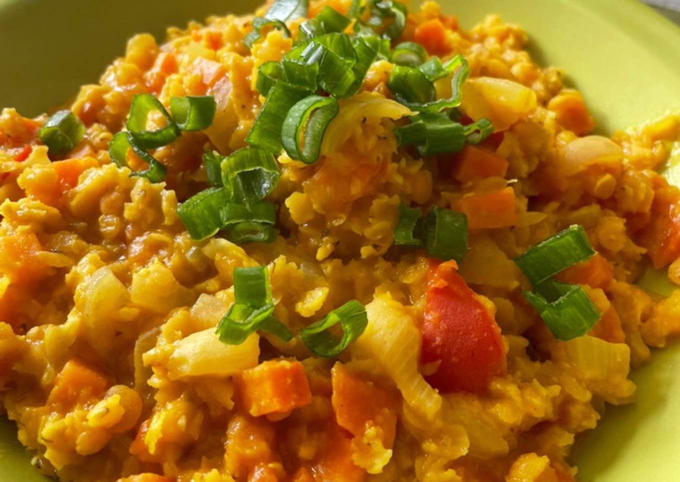 Dhal versión vegana