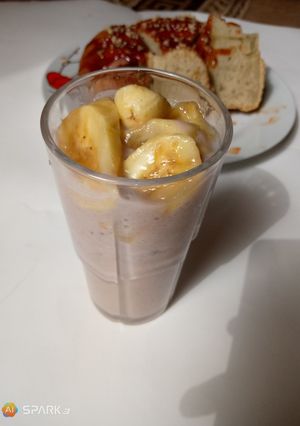 A picture of Banana smoothie.