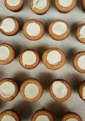 A picture of Peanut butter Cup cookies.