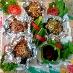 A picture of Jahangir foil kababs.