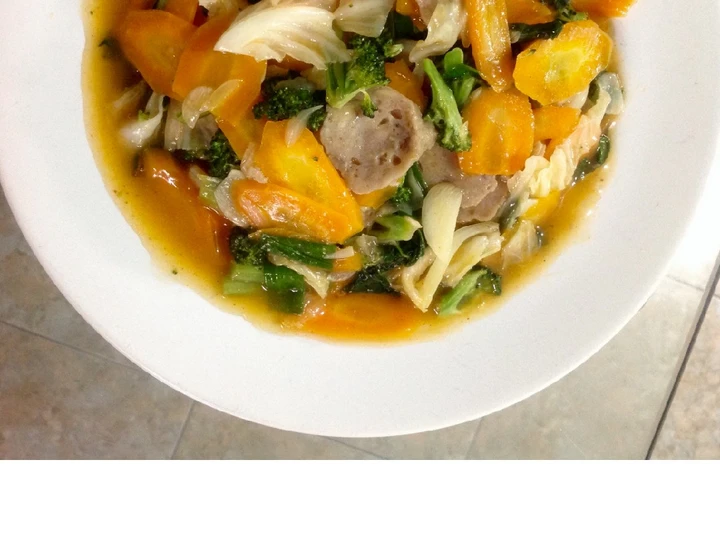 Cara Gampang Menyiapkan Resep Capcay Kental Sayur Bakso yang  Bikin Ketagihan Anti Ribet, Mantap