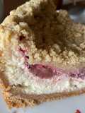 Cheesecake alle fragole con crumble