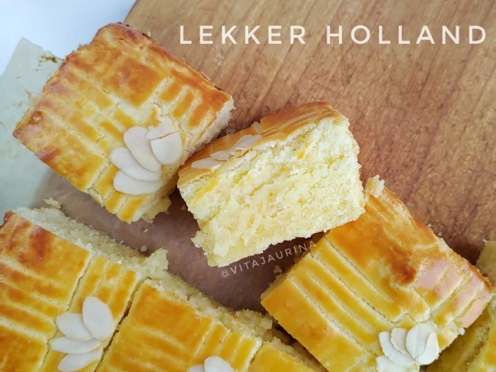 Cara Gampang Menyiapkan Resep Lekker Holland (Dutch Buttercake-Boterkoek) yang Bisa Manjain Lidah Anti Ribet, Bikin Ngiler