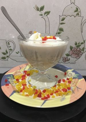 A picture of Chocolate elaichi flavor falooda.