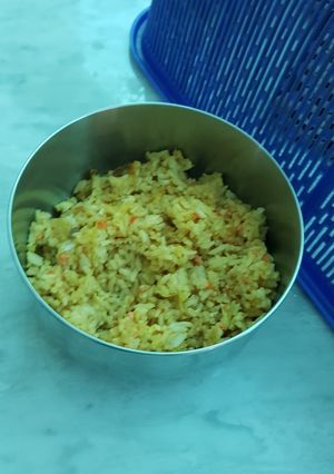 Foto resep Nasi goreng salmon