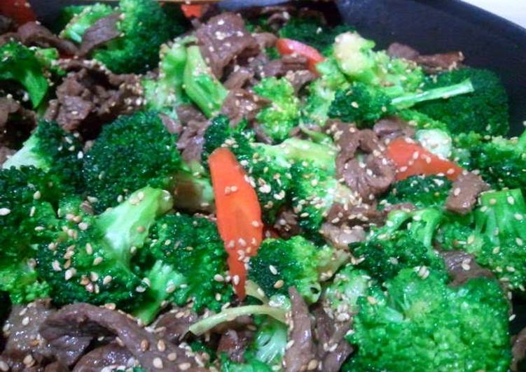 Simple Way to Make Award-winning brocolli beef Mexican style