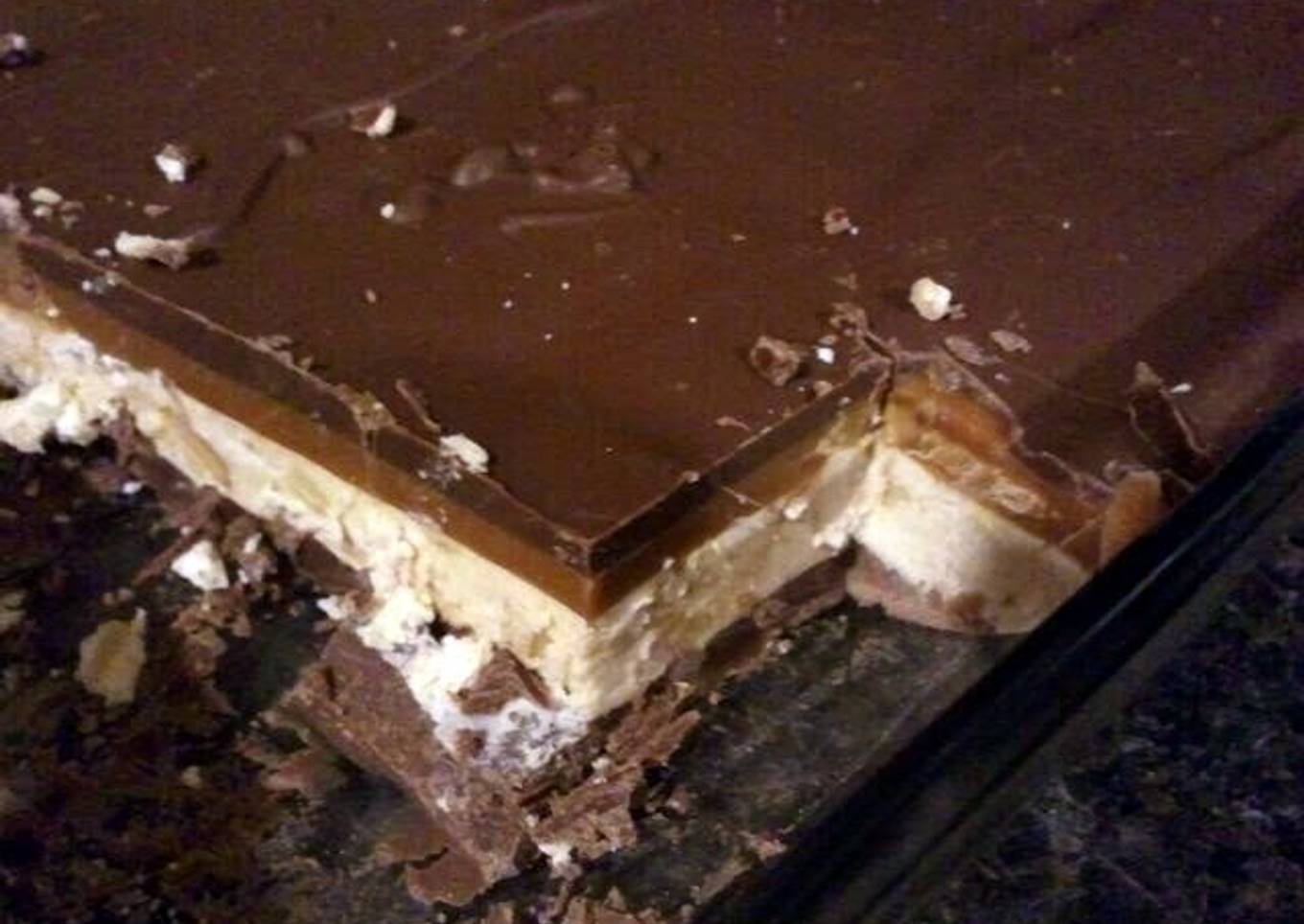 Homemade Snickers bar