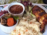 Gambar ayam grill sos