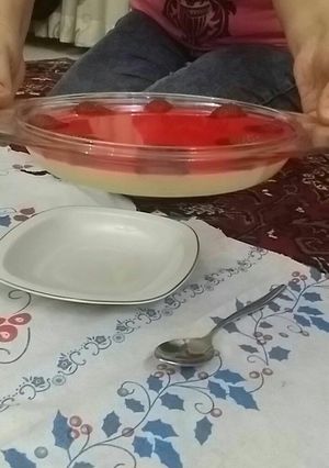 عکسی از دستور ژله کاسترد مخصوص آشپز کوچولو🔮💜