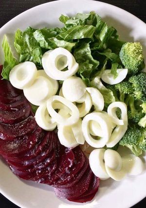 Una foto de Ensalada vegetariano multivitaminica 🐩🦄🐂🐅