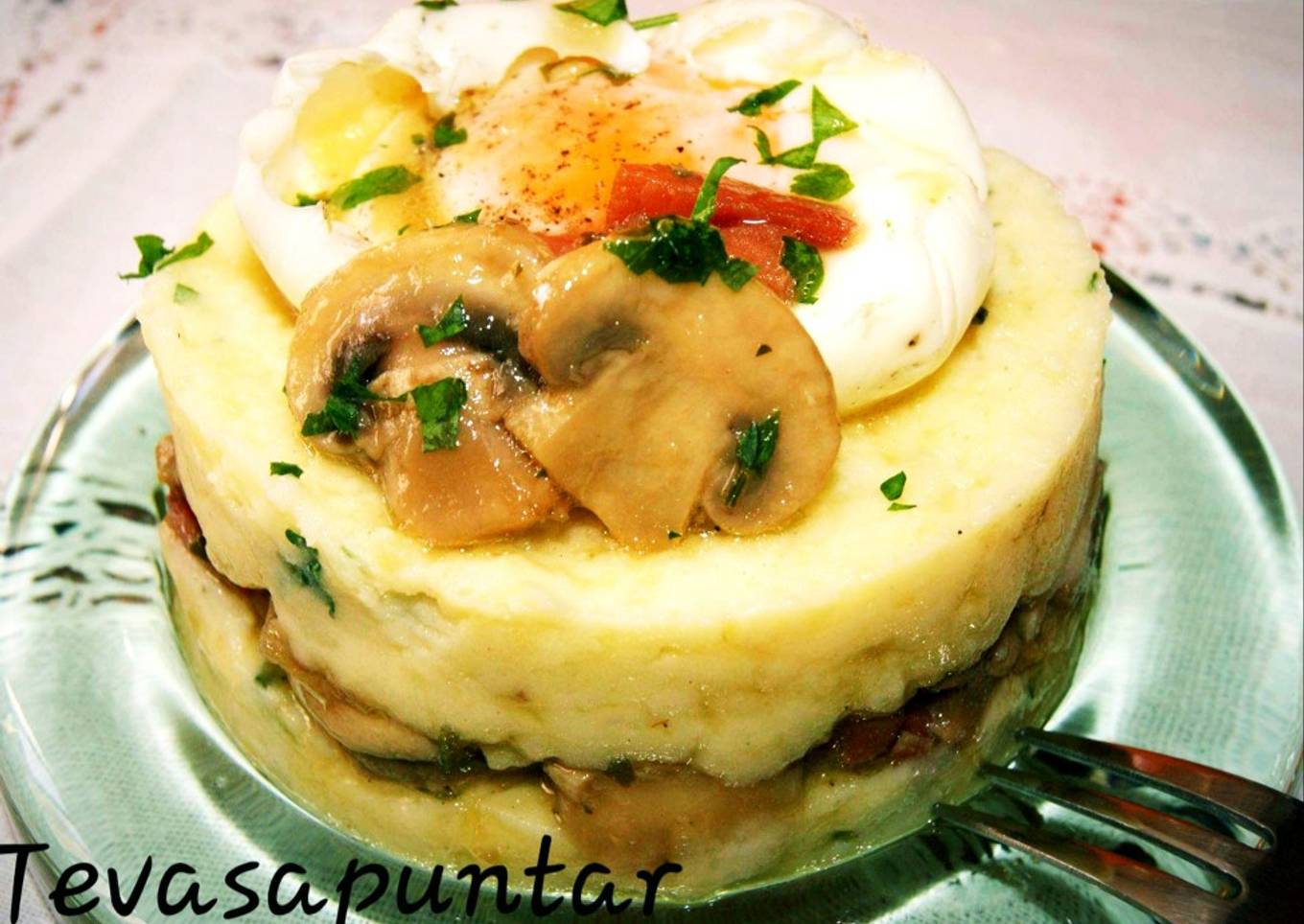 Timbal de champiñones al ajillo 🍄🍄🧄🧄