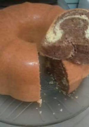 Una foto de Bizcochuelo marmolado