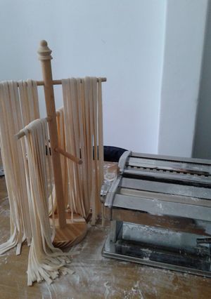 Una foto de Tallarines caseros 