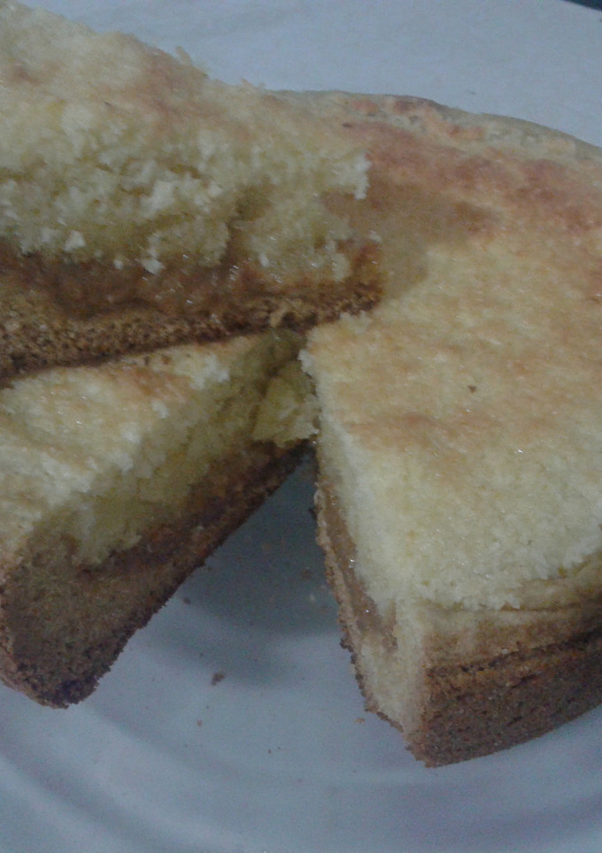 Una foto de Tarta de dulce de leche y coco