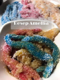 Foto resep Cenil tepung ketan kuah kinca