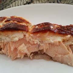 A picture of Crisp citrus roasted salmon.