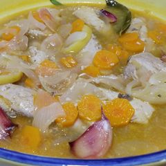 A picture of Lemon pickled bonito (skipjack tuna).