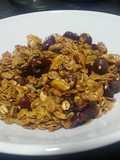 Home-made granola (toasted muesli)