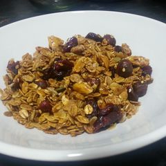 A picture of Home-made granola (toasted muesli).