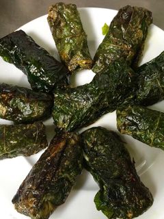 Hình của món Chả lá lốt chay.