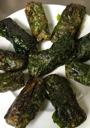 Hình của món Chả lá lốt chay.