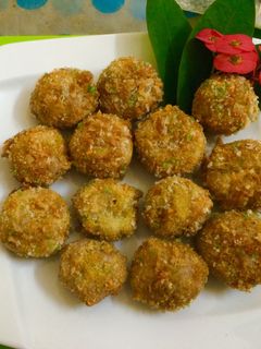 Hình của món Khoai hương chiên .