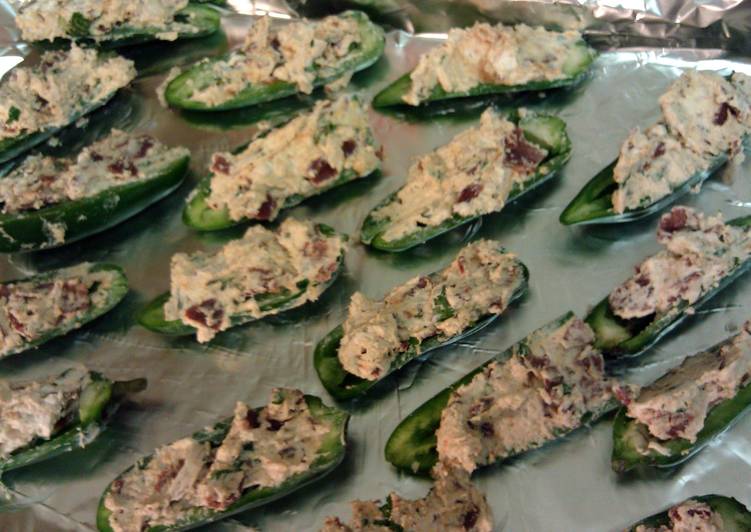 K's Stuffed jalapenos