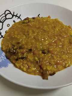 Una foto de Risotto de calabaza y setas con arroz integral