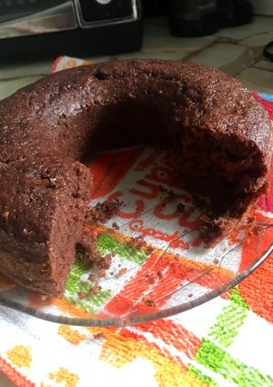 Una foto de Torta húmeda de chocolate