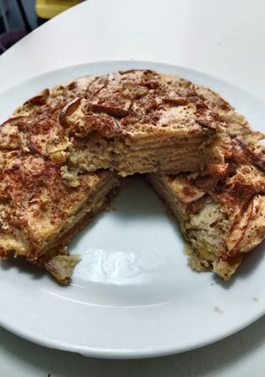 Una foto de Postre de manzana 🍎 al microondas