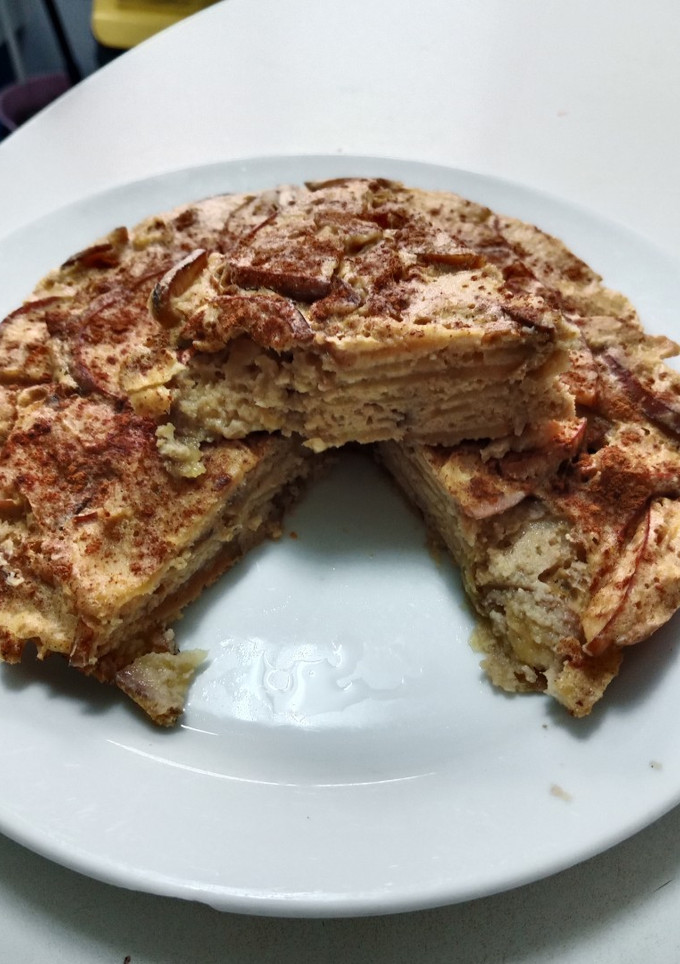 Una foto de Postre de manzana 🍎 al microondas