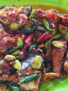 Foto resep Asin jambal balado pete