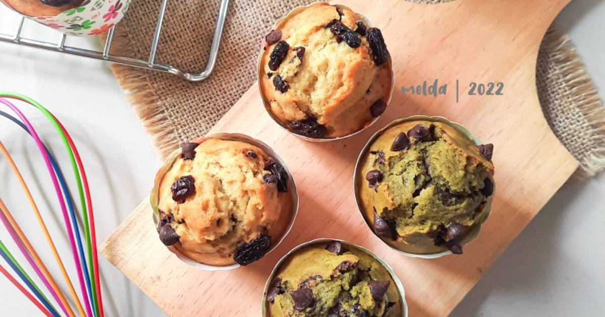 Resep Morning Glory Milky Matcha Muffin oleh melda yanti - Cookpad