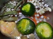 Una foto de congelar el zucchini