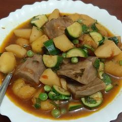Nduma/Plantain stew A picture of Nduma/Plantain stew.