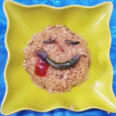 A picture of Smiley poha.