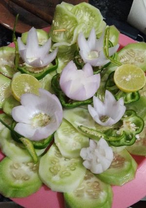 A picture of Salad mix veg health and tasty.